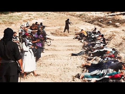 SUNNI - Disturbing images have been distributed by the Sunni extremists who have taken territory across Iraq. According to the group several photos show dozens of ca...