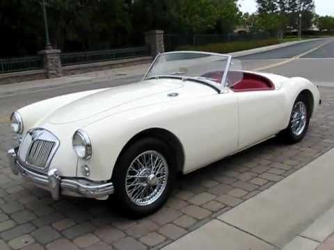 MG - http://www.spudsgarage.com/index.html 1957 MG A 1500 Body Details, Start & Run.