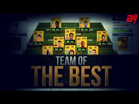 FIFA 13 Ultimate Team | Team Of The Best Non Rare Golds!