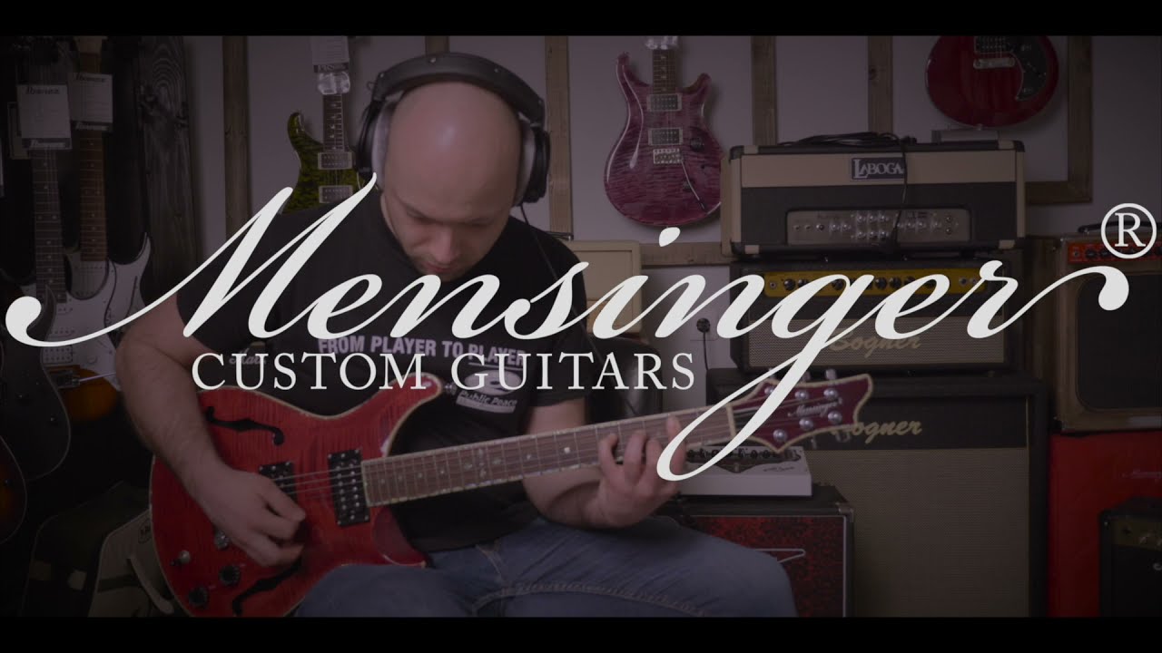 JOKER 'Red' Hollowbody - Mensinger Custom Guitars