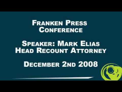 Franken Press Conference - Dec 1 - Audio Only