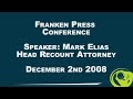 Franken Press Conference - Dec 1 - Audio Only Franken Press Conference - Dec 1 - Audio Only