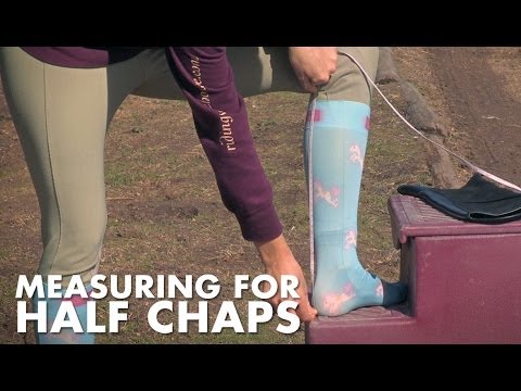 how to fit half chaps