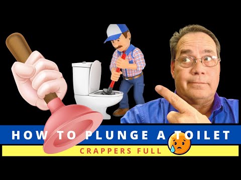 how to drain clogged toilet