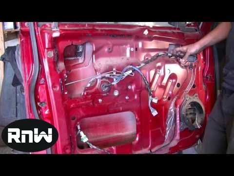 Door Panel, Window Regulator and Door Glass Removal Part 2