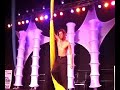 david brown dancing on the aerial silks to the song fuckalot by the layabouts