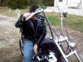 Old School Evo Sportster Chopper with Buell Thunderstorm Conversion Old School Evo Sportster Chopper with Buell Thunderstorm Conversion