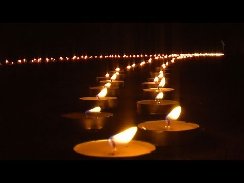 forresttrenaman - This summer my brother and I had 500 tea candles and 5 hours of free time. This is what we came up with.