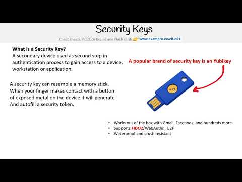 CLF-C01 — Security Keys