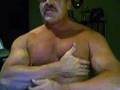 Muscle guy telling us how he loves himself
