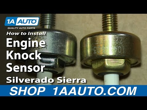 How To Install Replace Engine Knock Sensor 2000-06 5.3L Silverado Sierra Suburban Tahoe Yukon