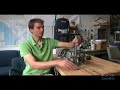 ucsd grad student christopher schmidt-wetekam built a robot with off-the-shelf parts that rolls around and hops over obstacles like a motorized kangaroo on roller skates.