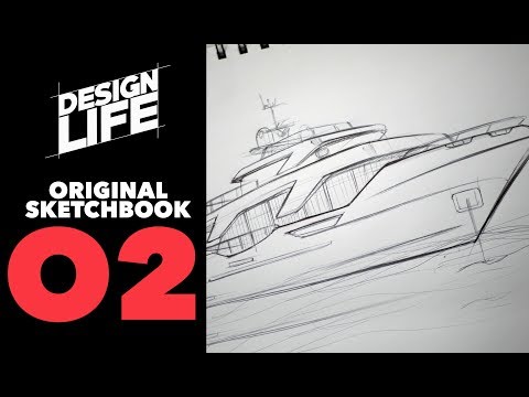 video-linktoworks-How To Sketch A Yacht | Design Life Sketchbook Ep02 - YouTube