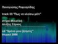 PWS NA KLEISW MATI PANAGIOTIS RAFAILIDIS NEW SONG 2008 PWS NA KLEISW MATI PANAGIOTIS RAFAILIDIS NEW SONG 2008