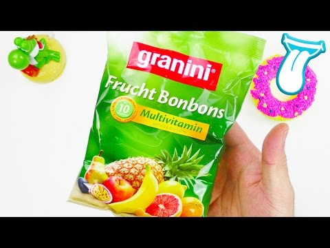 Granini MUTLIVITAMIN Fruchtbonbons im TEST | Süßigkeiten testen deutsch mit Yoshi | IN ALLER MUNDE
