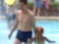 Me & little monster at swimming pool Me & little monster at swimming pool