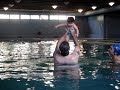 natacion con papa y mama
