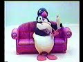 Pingu getting ready for bed