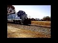 Norfolk Southern NB Mixed  w/4 CEFX SD40-2's Powder Springs,Ga 11-08-08&copy;