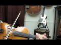 Old French on an antique fiddle