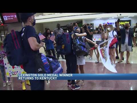Lee Kiefer returns to KY after gold medal performance in Tokyo