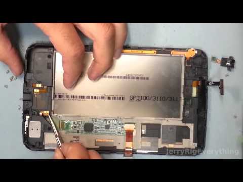 Galaxy Tab 3 Battery Replacement and Screen Repair. Disassemble and fix.