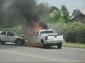 Police Car Gets Honked At By Fire Truck