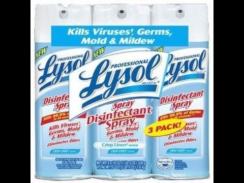 how to properly use lysol spray