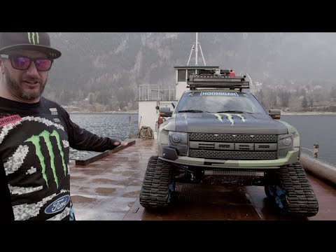 energy - Monster Energy athlete Ken Block takes you for a personal walk-around of his Ford F-150 RaptorTRAX and explains just what makes it the coolest backcountry snowcat ever.