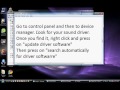 Solution to No Audio Output Device is installed