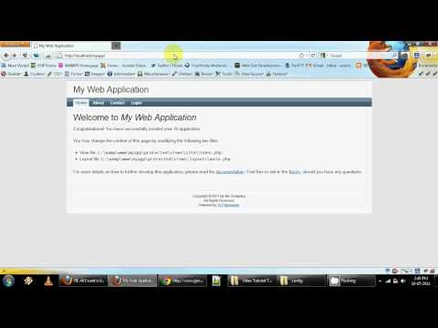 how to enable gii in yii framework