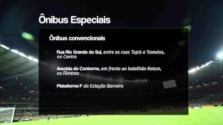 VÍDEO: Final da Libertadores no Mineirão terá esquema especial de ônibus