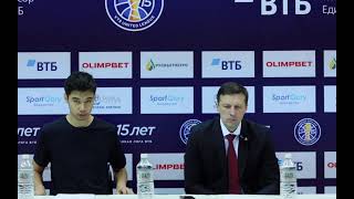 «Астана» vs «Енисей» | Послематчевая пресс-конференция | Единая лига ВТБ | 1-й этап