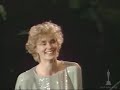 jessica lange accepting the best supporting actress oscar� for her performance in 