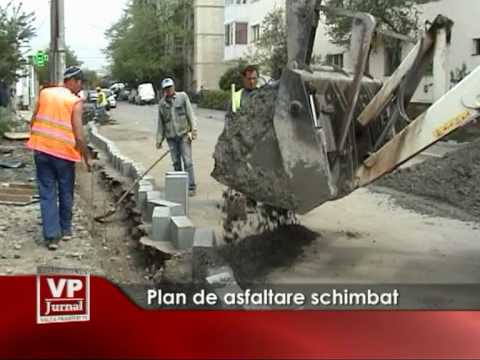 Plan de asfaltare schimbat