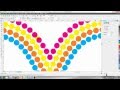 Creating A Multi-color Rhinestone Template Design In Corel Draw Software Sticky flock
