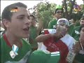 Guerra de hinchadas ARGENTINA VS MEXICO