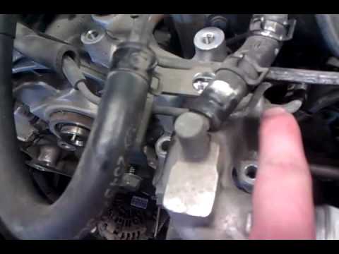 Kia sorento water pump, after t-belt removal