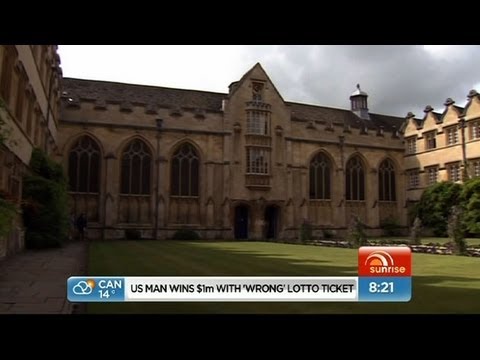 Students of Oxford University - Simon tours the tranquil grounds of Oxford University and discovers some surprising things.