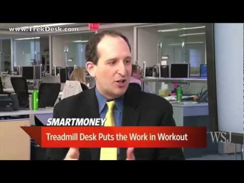 I Workout at Work with a TrekDesk Treadmill Desk