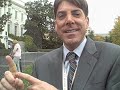 Barney bites reporter