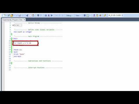 AKD BASIC For...Next Loop - Two Minutes of Motion Series