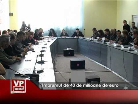 Împrumut de 40 de milioane de euro