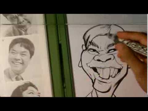 How to Draw a Caricature – Asian Male
