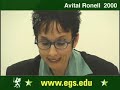 Avital Ronell. Stupidity. European Graduate School 2000 4/10 Avital Ronell. Stupidity. European Graduate School 2000 4/10