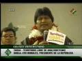 videos de Evo Morales declara al departamento de Tarija territorio libre de analfabetismo - Dic. 2008