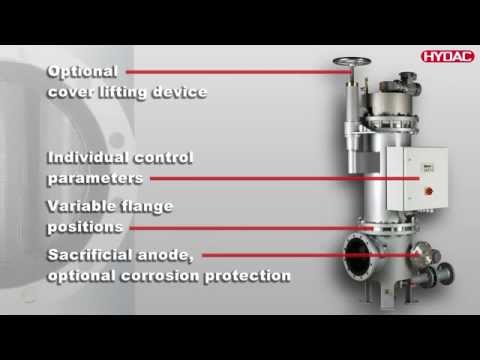 Automatic Backflushing Filter for Process Technology from Hydac