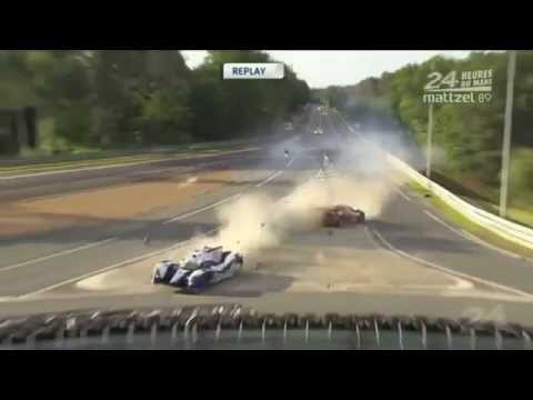 CRASH VIOLENT ANTHONY DAVIDSON 24h DU MANS 2012 !