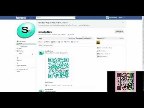 how to make a qr code for a facebook page