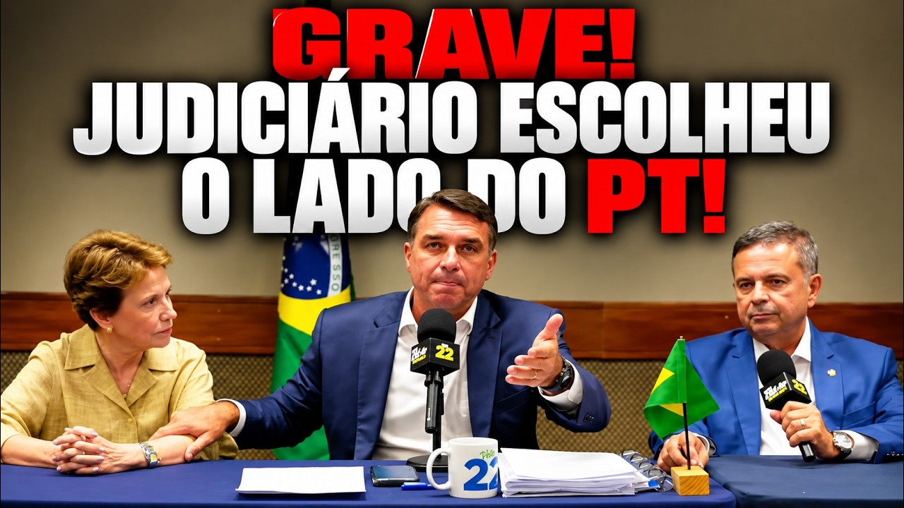 GRAVE! JUDICIÁRIO ESCOLHEU O LADO DO PT! Rogério Marinho denuncia ataque a Flávio Bolsonaro